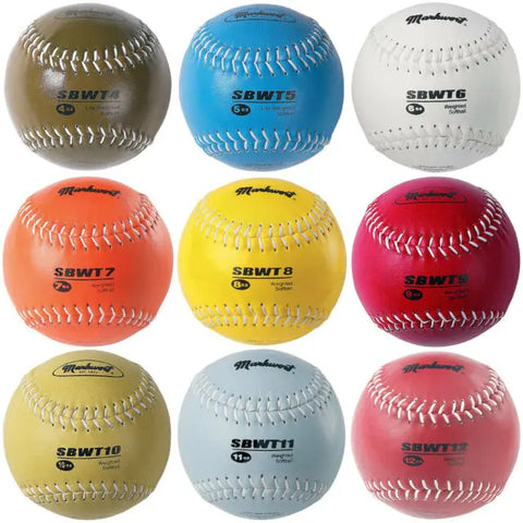 Markwort Weighted 12-Inch Training Softball Varo Baseball