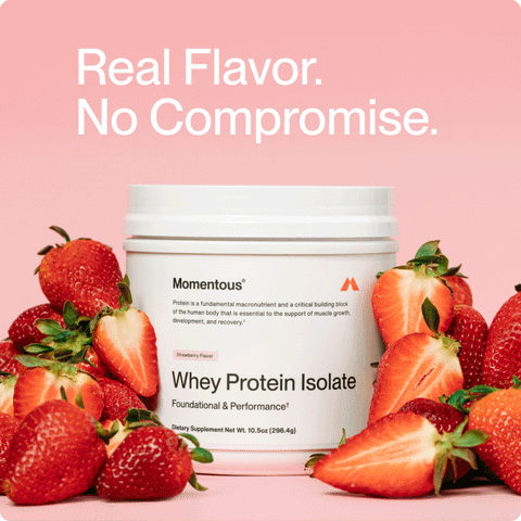 Grass-Fed Whey Protein Isolate Powder - Limited Edition Flavors Momentous