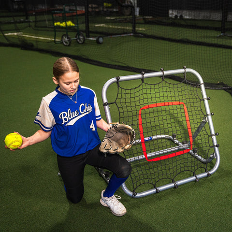 Pro Portable Rebounder 3' x 3' for Baseball/Softball - **IN-STOCK** Gets yours here 1st (w/ FREE Training Videos) ***SHIPS IN 24-48HRS*** Maximum Velocity Sports
