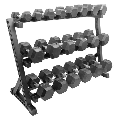 Rubber Hex Dumbbell Sets Barbell Standard