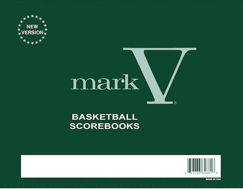 Mark V Basketball Scorebook Varo Baseball