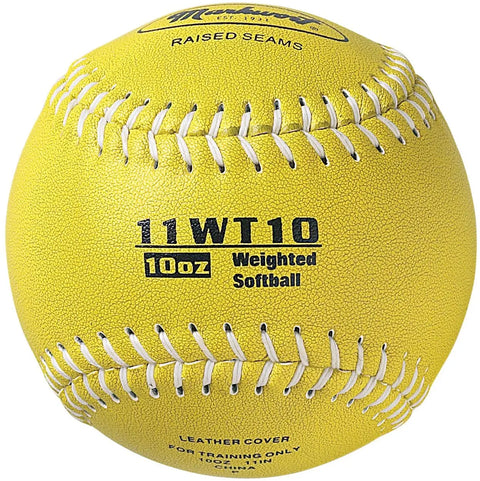 Markwort Color Coded Weighted 11-Inch Softball Varo Baseball