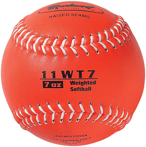 Markwort Color Coded Weighted 11-Inch Softball Varo Baseball