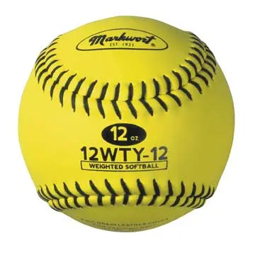 Markwort Weighted 12-Inch Softball For Training and Practice Varo Baseball