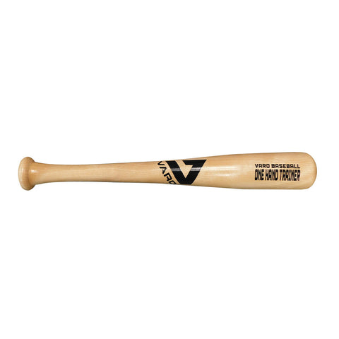 Varo One-Handed Wood Bat - 18" - Natural Varo Baseball