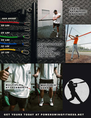 Power Swing Bat - The Most Versatile Swing Training Tool In Your Bat Bag - Resistance Training For Power & Stimulating Swing Path Muscle Memory - Patent Pending Design  - Free Shipping! Power Swing Fitness