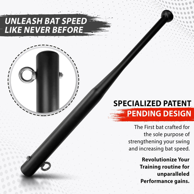 Power Swing Bat - The Most Versatile Swing Training Tool In Your Bat Bag - Resistance Training For Power & Stimulating Swing Path Muscle Memory - Patent Pending Design  - Free Shipping! Power Swing Fitness