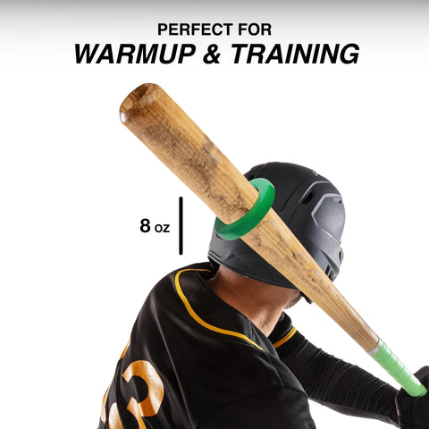 Markwort PowerSwing Baseball and Softball Donut Bat Weight Set - 4 Oz, 8 Oz and 12 Oz Varo Baseball