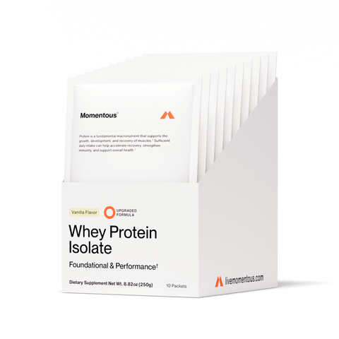 Grass-Fed Whey Protein 10-Travel Packs Momentous