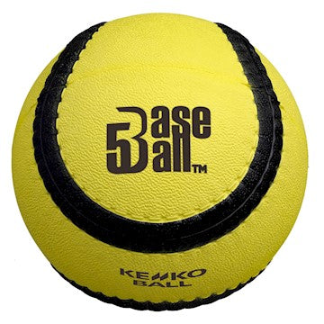 Kenko WBSC Baseball5 Rubber Baseball - Yellow - 3 Pack Varo Baseball