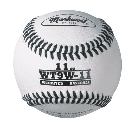 Markwort Lite Weight and Weighted White Leather Baseball Varo Baseball