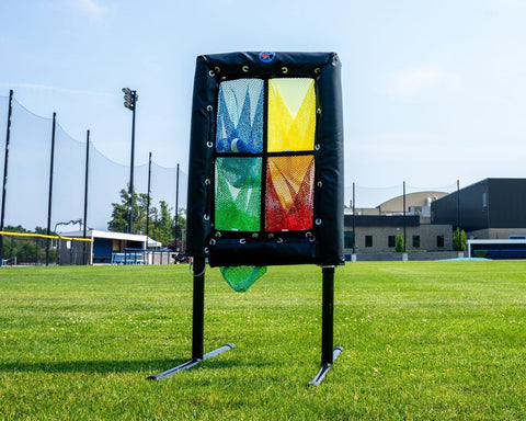 Colored 4 Hole Pitch Target Maximum Velocity Sports