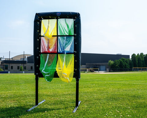 Colored 6 Hole Pitch Target Maximum Velocity Sports