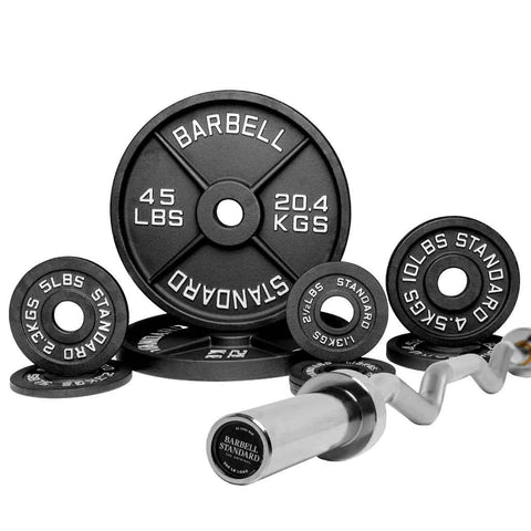 EZ Curl Bar Weight Sets Barbell Standard