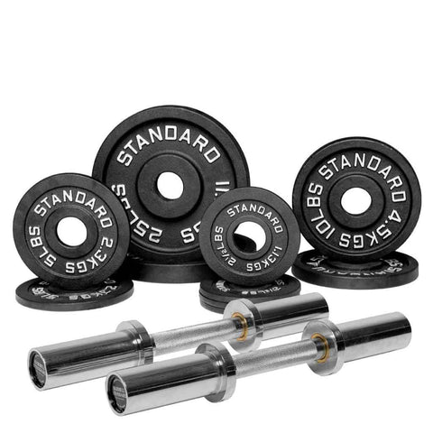 Specialty Bar & Weight Set Bundle Builder Barbell Standard