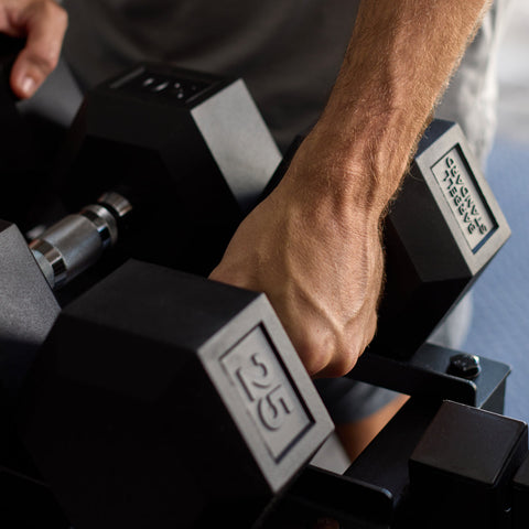 Rubber Hex Dumbbells Barbell Standard