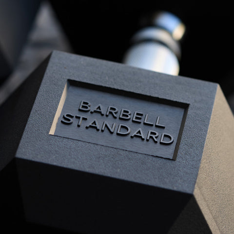 Rubber Hex Dumbbells Barbell Standard