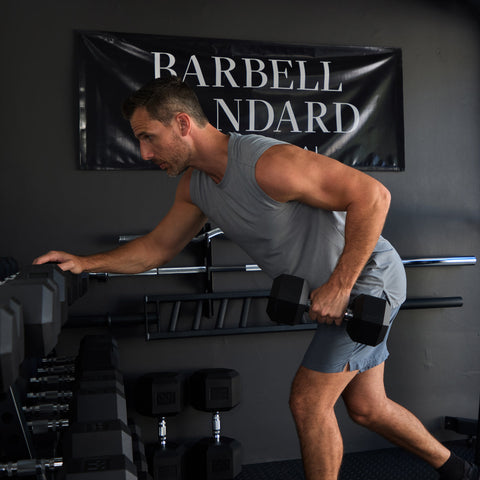 Rubber Hex Dumbbells Barbell Standard