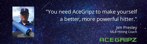 INCREASE EXIT VELOCITY - ACEGRIPZ Medium Senior League Bevel- 45mm Maximum Velocity Sports