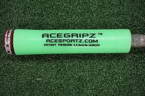 INCREASE EXIT VELOCITY & Bat Speed YOUTH MODEL- ACEGRIPZ Medium Straight Handle- 45mm Maximum Velocity Sports