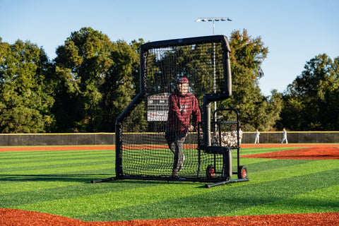 Pro Combo Screen 6.5'x7' | Bullet Proof | 7 Different Padding Colors Available Maximum Velocity Sports