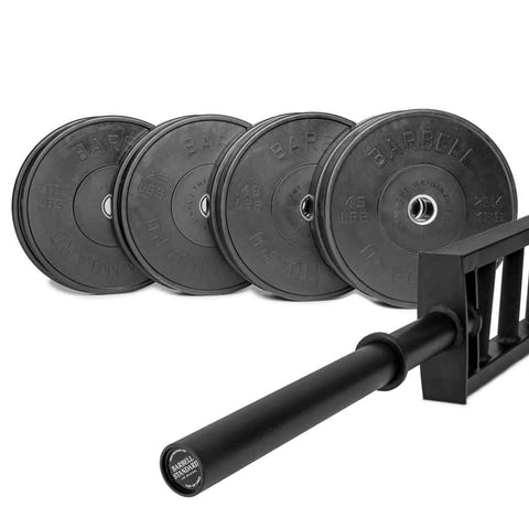 Specialty Bar & Weight Set Bundle Builder Barbell Standard