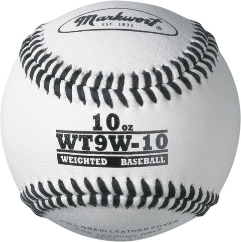 Markwort Lite Weight and Weighted White Leather Baseball Varo Baseball