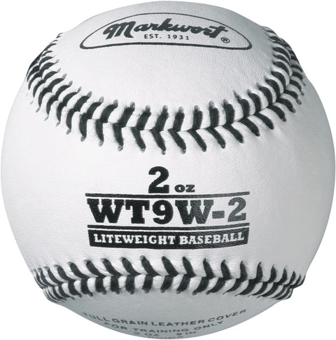 Markwort Lite Weight and Weighted White Leather Baseball Varo Baseball