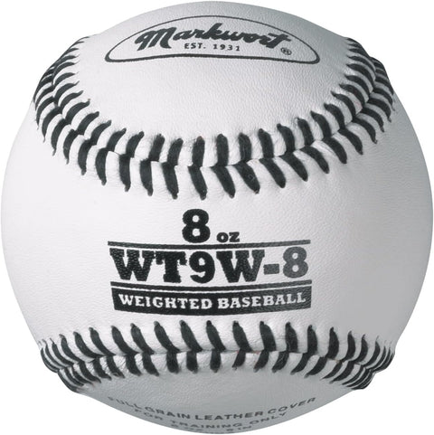 Markwort Lite Weight and Weighted White Leather Baseball Varo Baseball